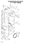 Diagram for 02 - Refrigerator Liner Parts