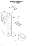 Diagram for 03 - Freezer Liner Parts