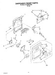 Diagram for 08 - Dispenser Front Parts