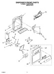 Diagram for 08 - Dispenser Front Parts