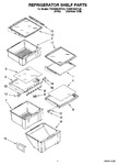 Diagram for 03 - Refrigerator Shelf Parts