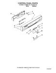 Diagram for 02 - Control Panel Parts