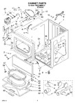 Diagram for 02 - Cabinet Parts