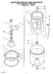 Diagram for 03 - Agitator, Basket And Tub Parts