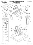 Diagram for 01 - Top And Console Parts