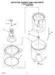 Diagram for 03 - Agitator, Basket And Tub Parts