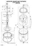 Diagram for 03 - Agitator, Basket And Tub Parts