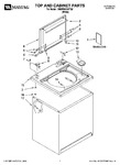 Diagram for 01 - Top And Cabinet Parts