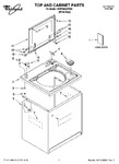 Diagram for 01 - Top And Cabinet Parts