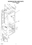 Diagram for 02 - Refrigerator Liner Parts