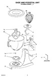 Diagram for 04 - Base And Pedestal Unit, Optional Parts