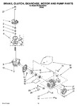 Diagram for 06 - Brake, Clutch, Gearcase, Motor And Pump Parts