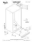 Diagram for 01 - Cabinet Parts