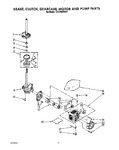 Diagram for 08 - Brake, Clutch, Gearcase, Motor And Pump