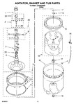 Diagram for 03 - Agitator, Basket And Tub Parts