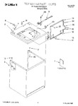 Diagram for 01 - Top And Cabinet, Literature