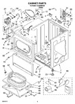 Diagram for 02 - Cabinet Parts