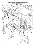 Diagram for 03 - Upper Cabinet And Front Panel