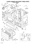 Diagram for 01 - Lower Cabinet And Front Panel Parts