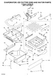 Diagram for 03 - Evaporator, Ice Cutter Grid And Water