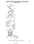 Diagram for 05 - Heater, Pump And Lower Sprayarm