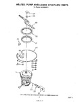 Diagram for 05 - Heater, Pump And Lower Sprayarm