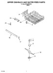 Diagram for 05 - Upper Dishrack And Water Feed