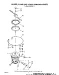 Diagram for 04 - Heater, Pump, And Lower Spray Arm