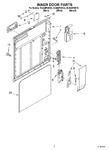 Diagram for 02 - Inner Door Parts