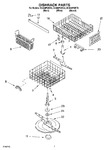 Diagram for 05 - Dishrack Parts