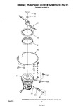 Diagram for 04 - Heater, Pump And Lower Spray Arm