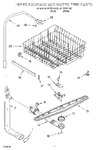 Diagram for 05 - Upper Dishrack And Water Feed