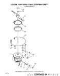 Diagram for 04 - Heater, Pump And Lower Spray Arm