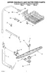 Diagram for 05 - Upper Dishrack & Water Feed