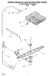 Diagram for 05 - Upper Dishrack And Water Feed