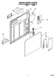 Diagram for 02 - Inner Door Parts