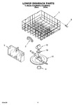 Diagram for 06 - Lower Dishrack Parts, Optional Parts