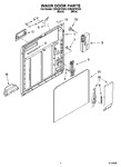 Diagram for 02 - Inner Door Parts