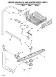 Diagram for 05 - Upper Dishrack And Water Feed