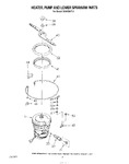 Diagram for 04 - Heater, Pump And Lower Spray Arm