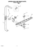 Diagram for 10 - Upper Wash And Rinse Parts