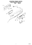 Diagram for 02 - Control Panel Parts