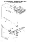 Diagram for 05 - Upper Dishrack And Water Feed