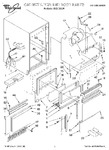 Diagram for 01 - Cabinet Liner And Door, Lit/optional