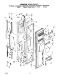 Diagram for 08 - Freezer Door