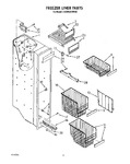 Diagram for 05 - Freezer Liner