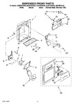 Diagram for 08 - Dispenser Front Parts