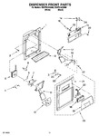 Diagram for 08 - Dispenser Front Parts