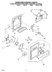 Diagram for 08 - Dispenser Front Parts