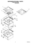 Diagram for 03 - Refrigerator Shelf Parts